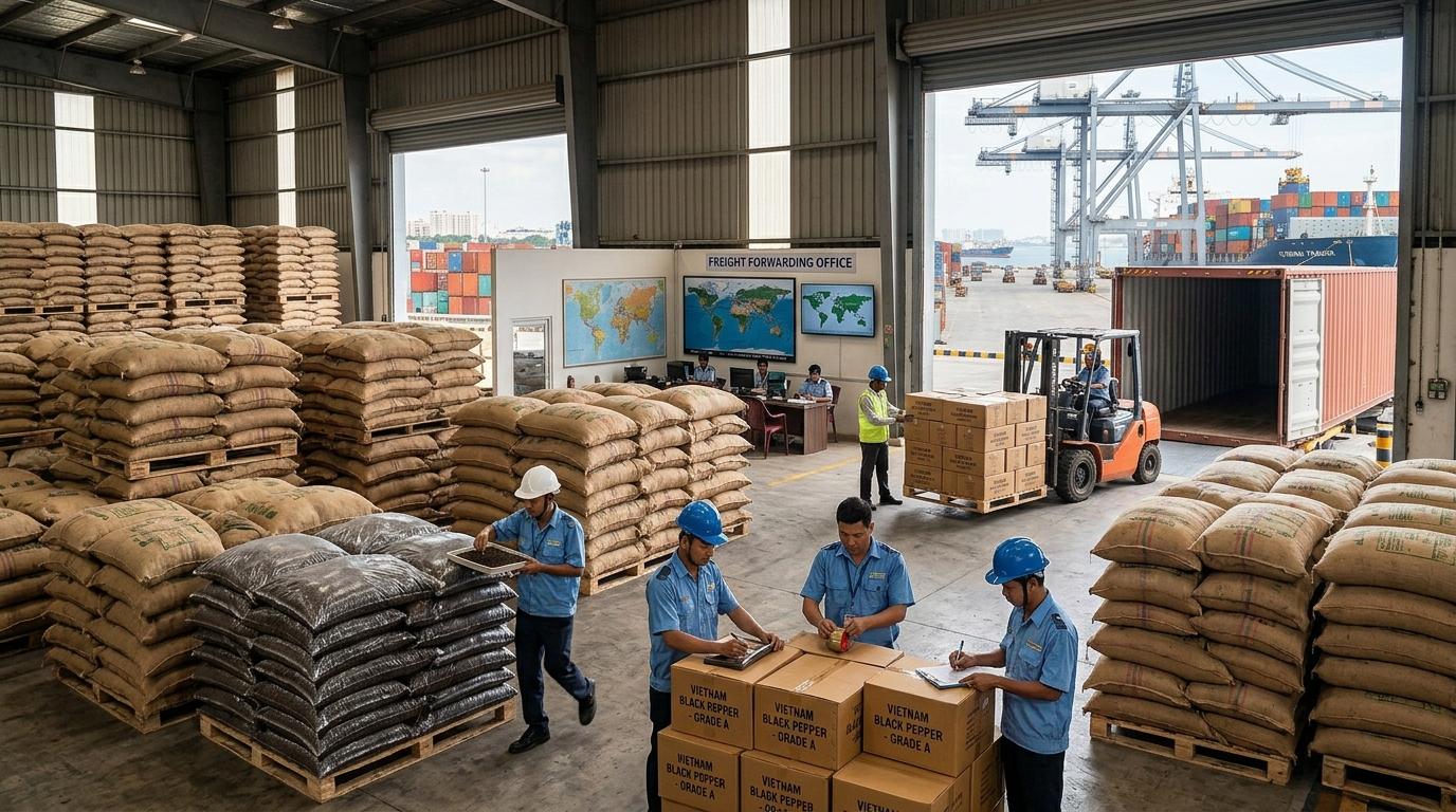 Import Black Pepper from Vietnam to USA, EU & UAE: Requirements, Certifications & Shipping Guide (2026)
